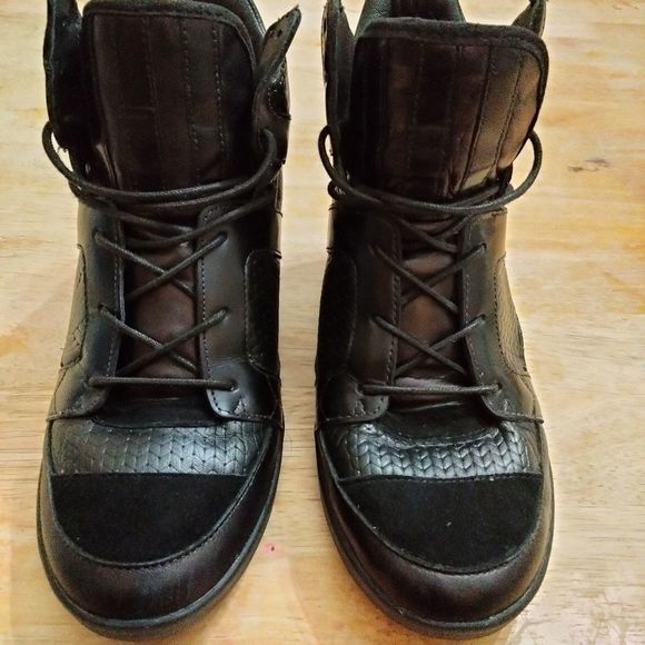 adidas Shoes - Yohji Yamamoto X Adidas Black Y-3 SukiTa II Wedge Hi Top Sneakers